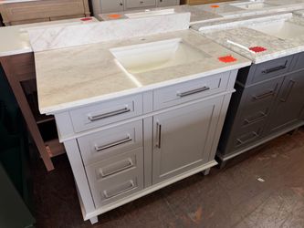 Sonoma 36 in. Single Sink Freestanding Pebble Gray Bath Vanity