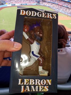 Dodgers Bobblehead LeBron James Official Game