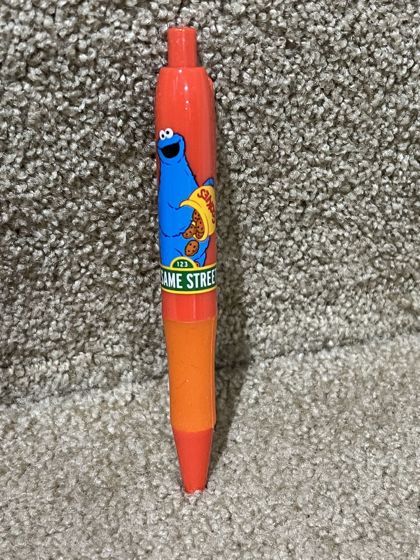 Cookie Monster Sesame Street Nintendo DS 3DS Stylus Click Pen red