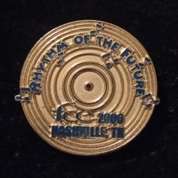 Rhythm Of The Future Record 2006 Nashville Tennessee Pin Pinback Collectible A-1