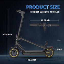 Electric Scooter for Adults,8.5"/ 10" Tires, 19/22Mph, 350W/ 500W Motor, 21-28 Miles Range, Folding