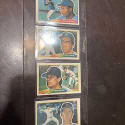 Comic Baseball Cards 