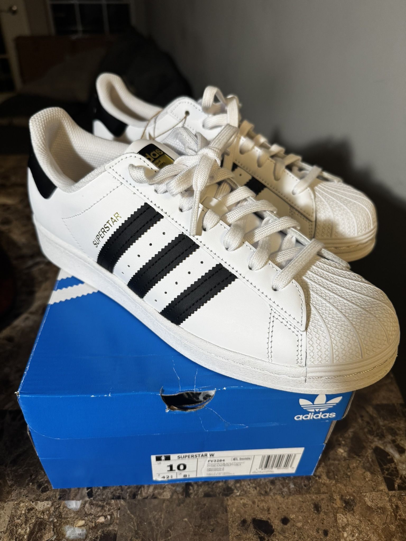 NEVER WORN Adidas Superstar W OG's Mens Size 10