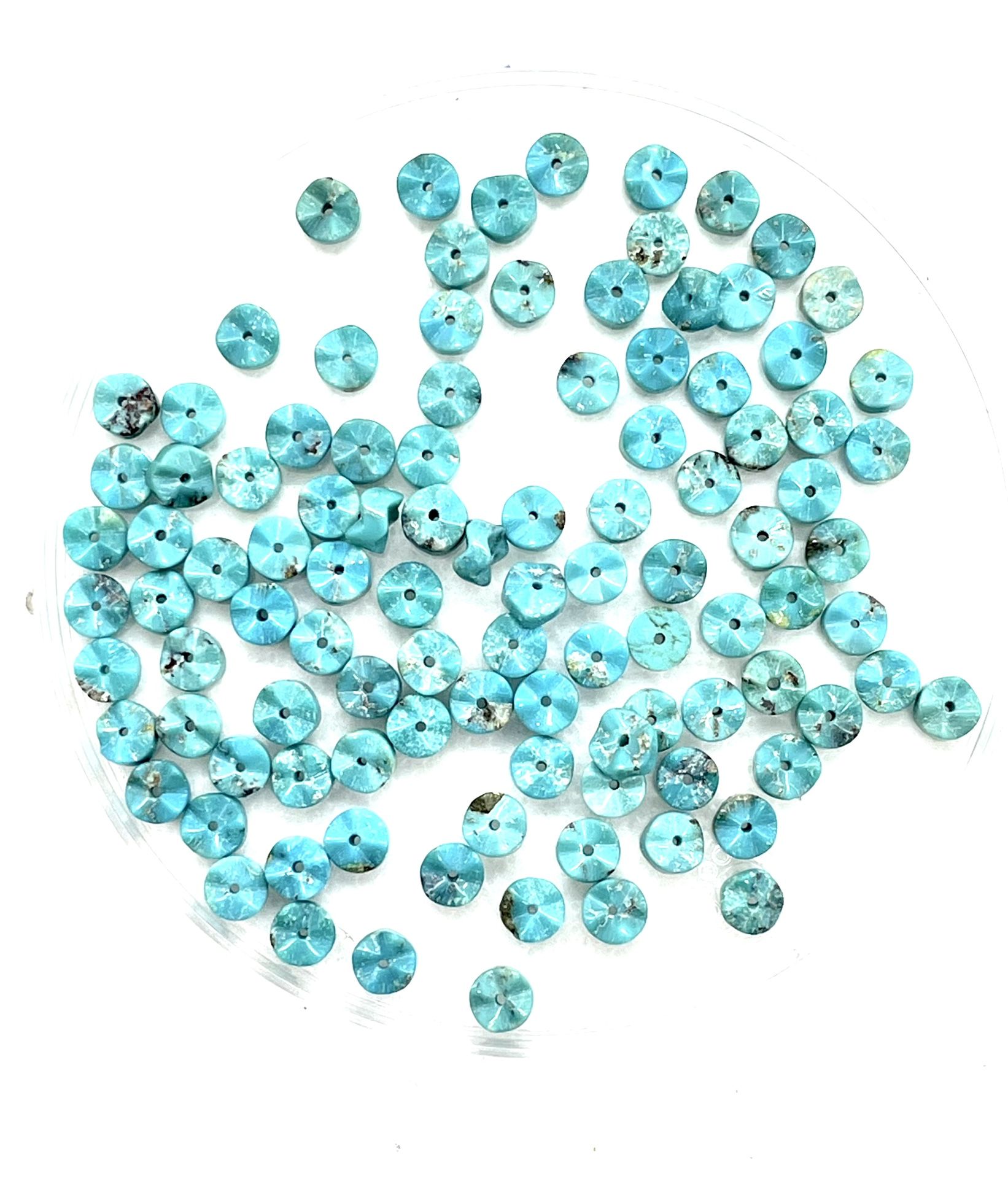 Turquoise Special Cut Beads. 407