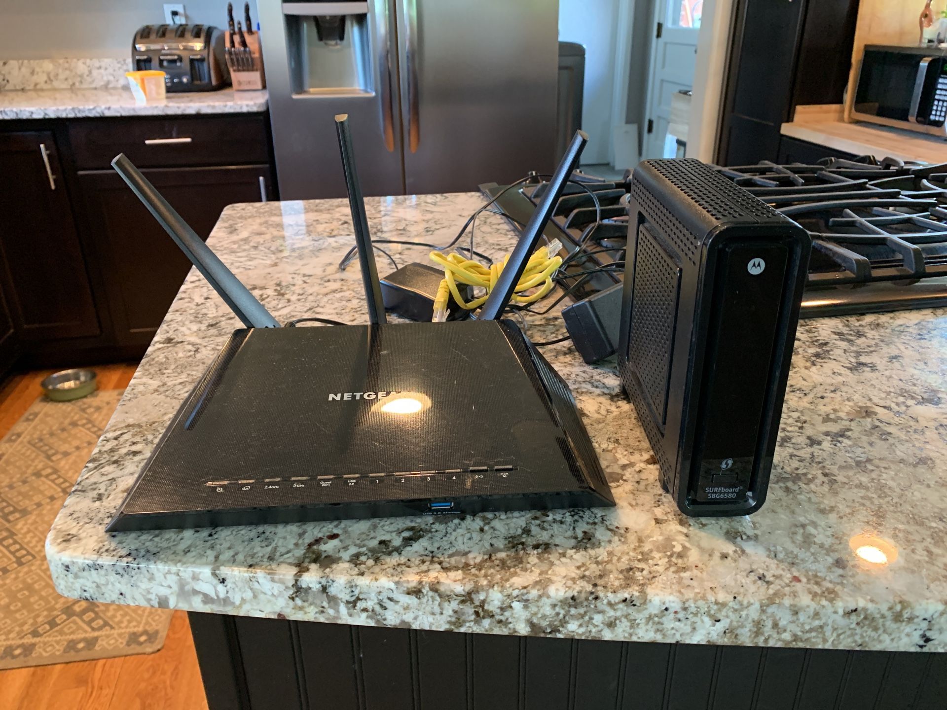 Netgear Router and Motorola Modem