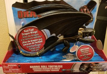 Dreamworks Dragons - Barrel Roll Toothless Dragon Toy with Lights and Sounds Brand New Cash Only Meet Locally $60 or best offer