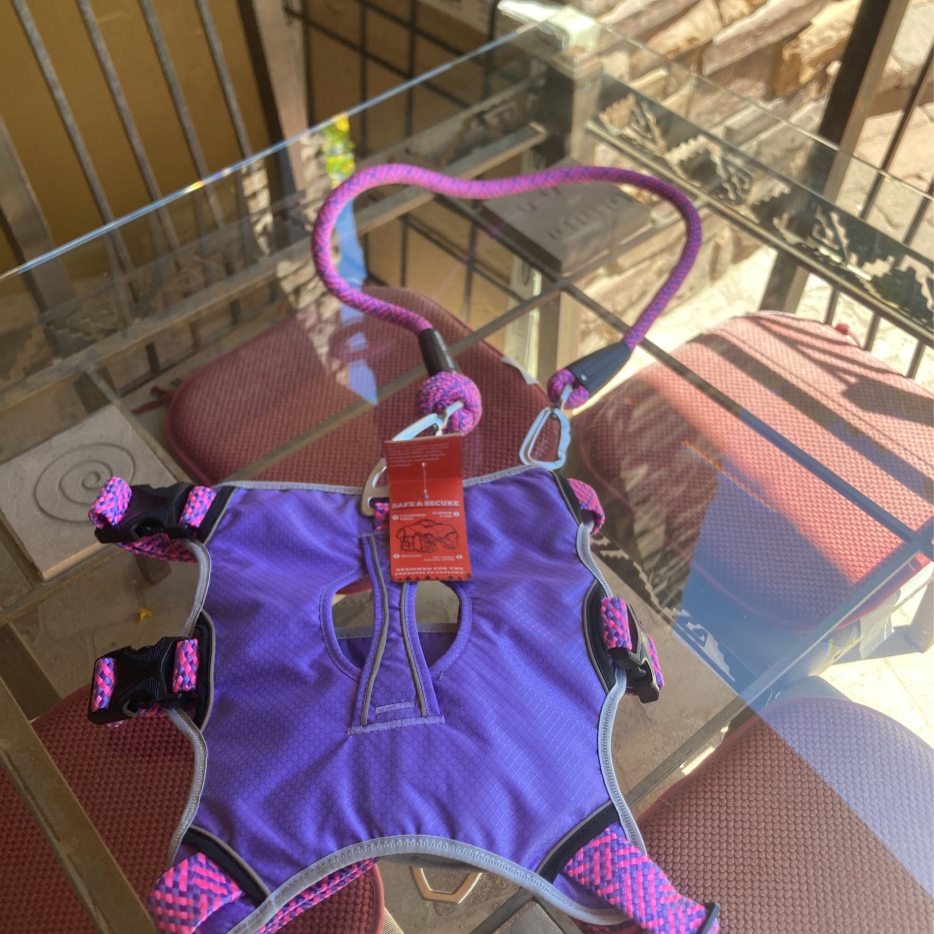 Arcadia Trail Ultimate Security Dog Harness. Size XLARGE, Include 4’ Long Leash