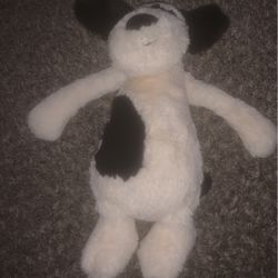 Untouched Bashful Black & Cream Puppy Jellycat