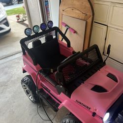 Electric Kids Jeep With Remote