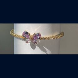 Butterfly Bangle Bracelet