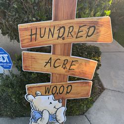 Winnie the Pooh sign
