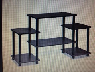 Furrino Turn N Tube No Tools Entertainment Center, Espresso