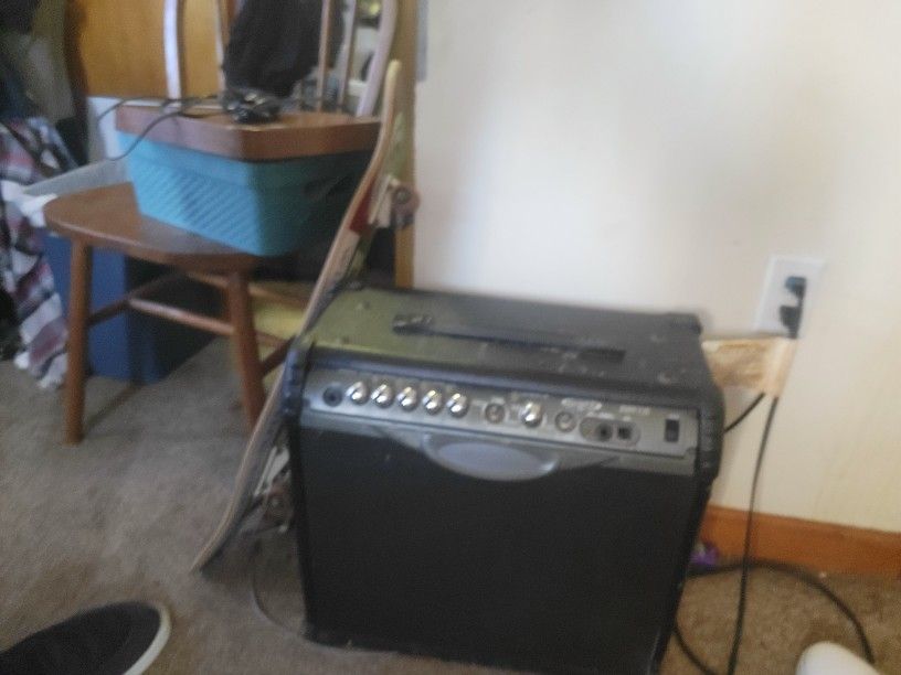 Ibanez (Needs New Neck) Line 6 Amp