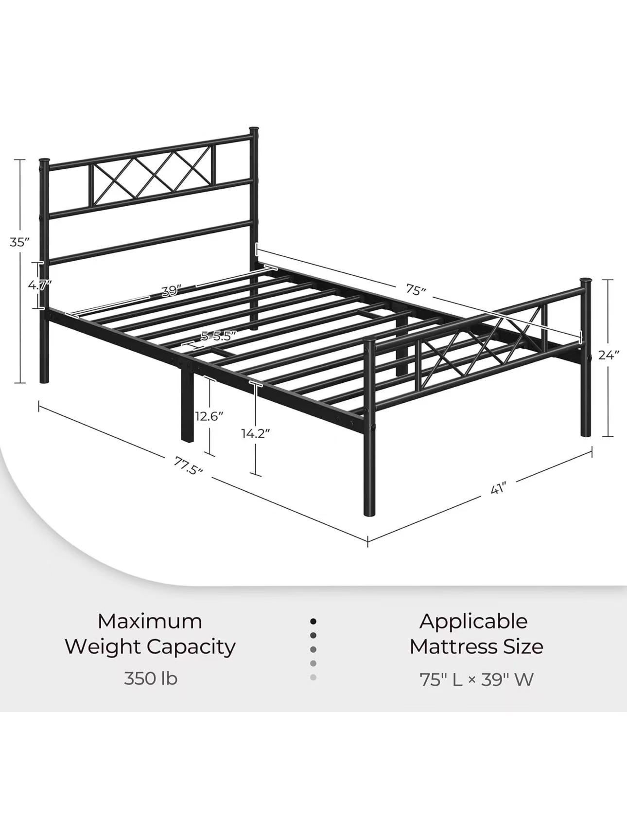 bed frame twin size