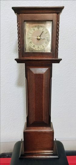 Late Century Bombay Company 13" Tabletop Grandfather Clock