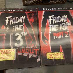 Friday The 13th 1 And 2 DVDS