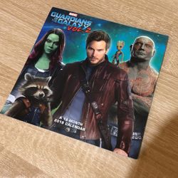 Guardians of the galaxy volume 2 2018 calendar