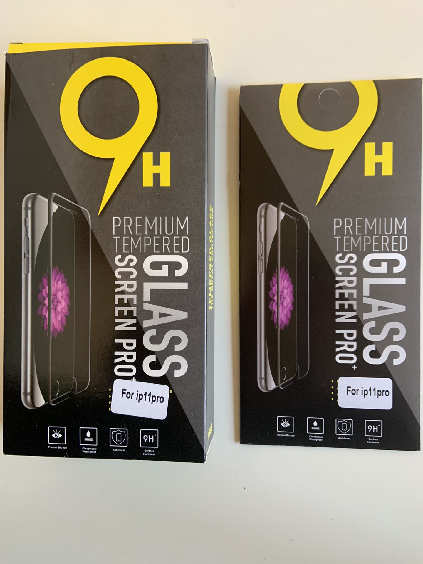 iPhone 11, 11 pro, 11 pro Max, X, Xr, Xs Max, 6,7,8 premium tempered glass screen protector 9h