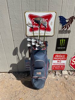 King cobra/Cleveland w/ callaway golf bag men set Rh