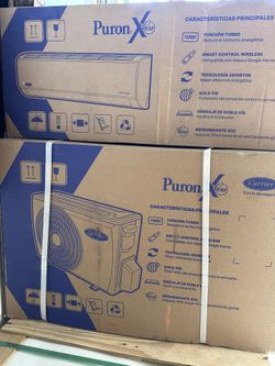 Carrier 18k btus Minisplit AC & Heater 220v