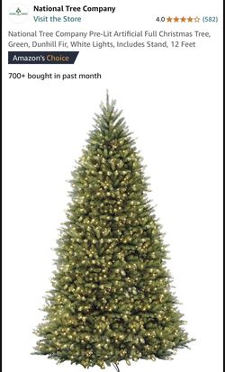 National tree company 12 Ft LED Christmas Tree