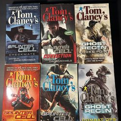 Tom Clancy Book Lot. Ghost Recon And Splinter Cell