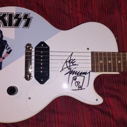 KISS Ace Frehley Signed Guitar 