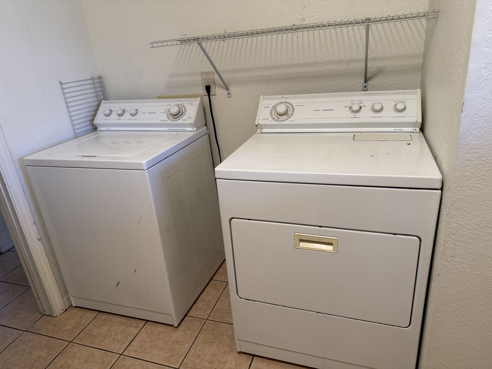 WASHER AND DRYER