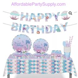 Mermaid Party Supply Set 