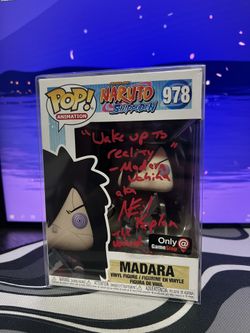 signed madara funko pop 
