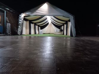 Tent, Dance Floor, Drapes