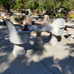 Concrete Fountains, birdbaths, statuary, benches, clay pots and more
