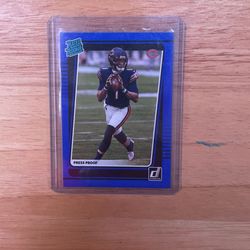 2021 Justin Fields Press Proof Rookie 