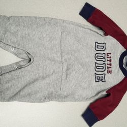 Boys 3 months Carters Just One You Little Dude long sleeve one piece lot 06