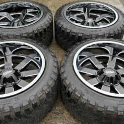 22x12 FORGED 2pc MOTO METAL BRAND NEW RIMS AND TIRES.8 lug 