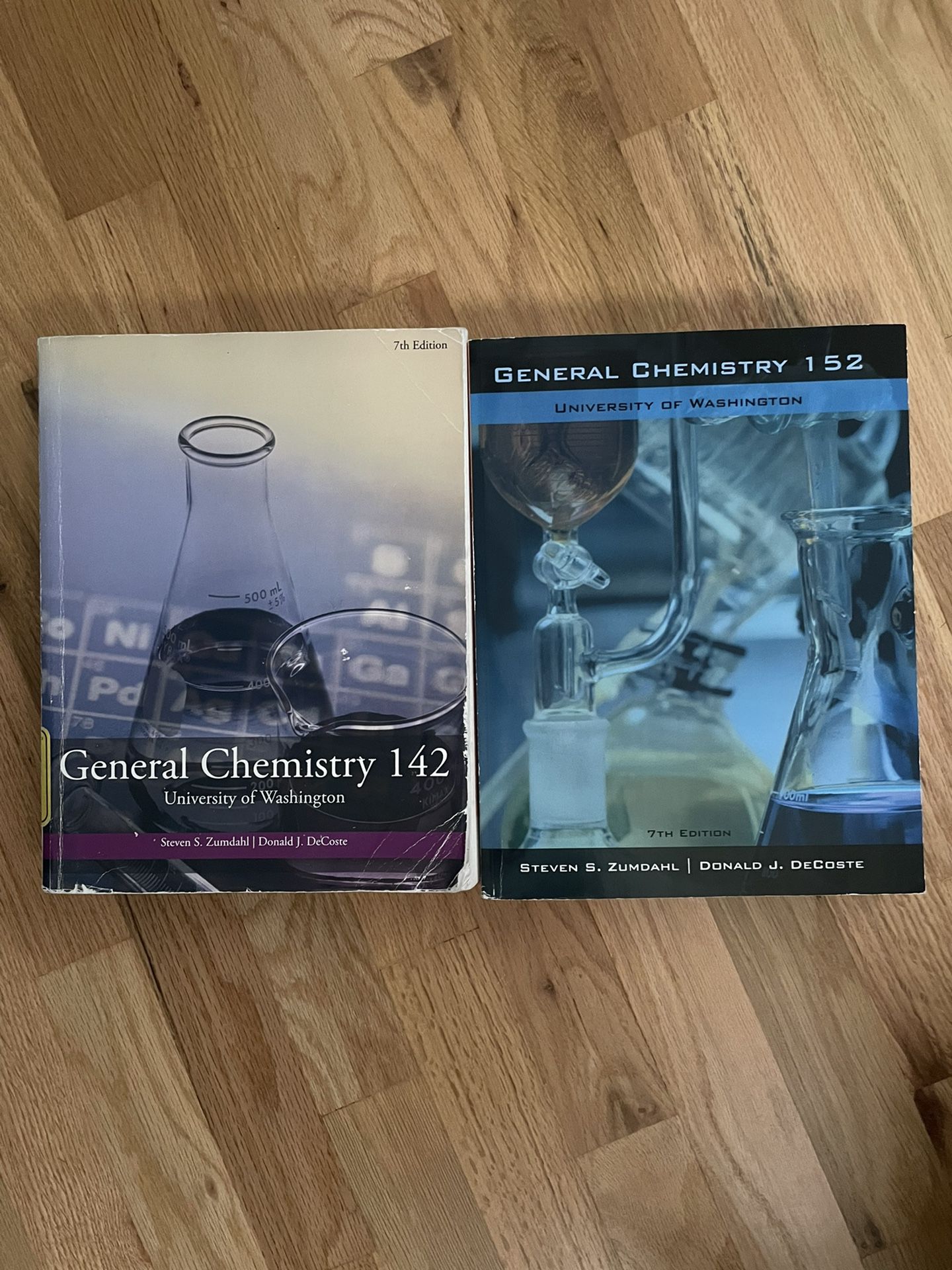 University of Washington General Chemistry Textbooks 