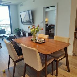 Dining Table And Chairs For Four 