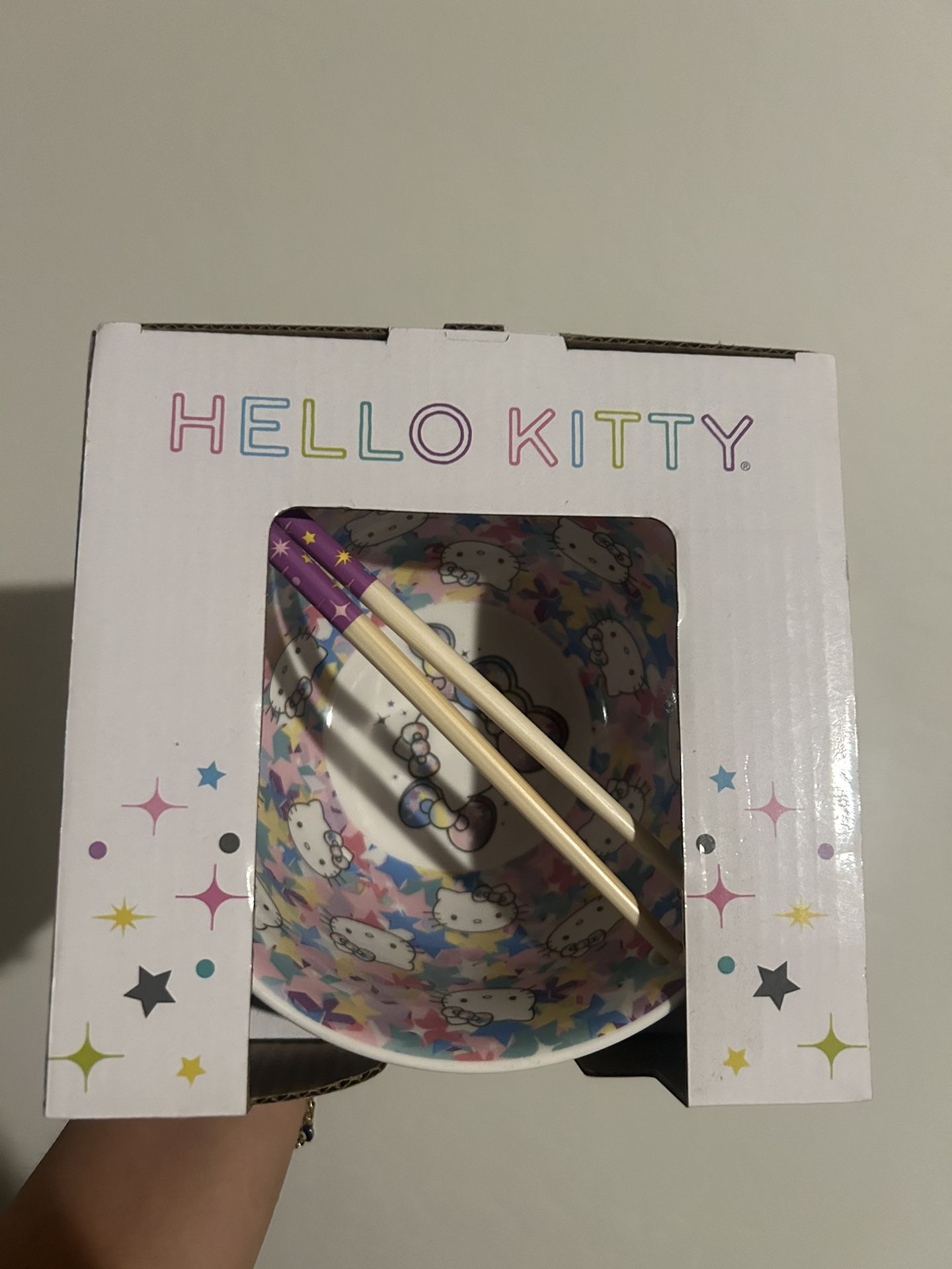 HK bowl with chopsticks