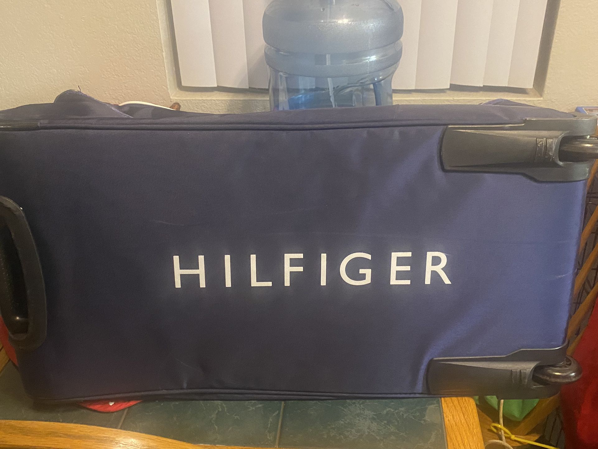 Brand New Tommy Hilfiger Rolling/ Carry on Suitcase 25” - Blue,Wht,Red 