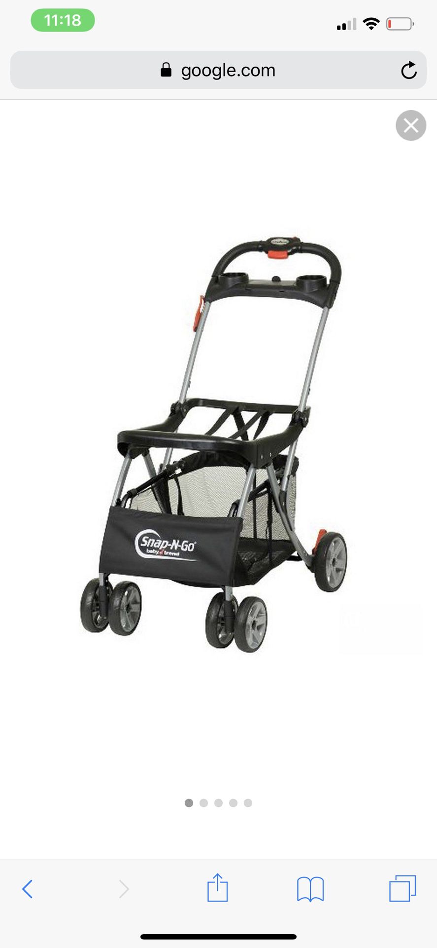 Snap and go stroller