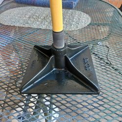 Tamper, Ames True Temper, 10 x 10, Excellent Condition, E.Mesa