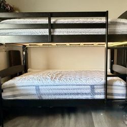 Bunk Beds Twin With Mattresses 