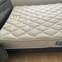 King Bed Frame And King Beauty rest Mattress 