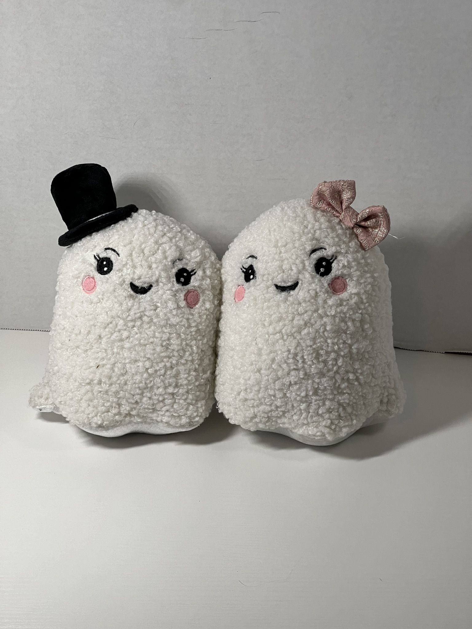 Ghost Party Girl and Boy Plush