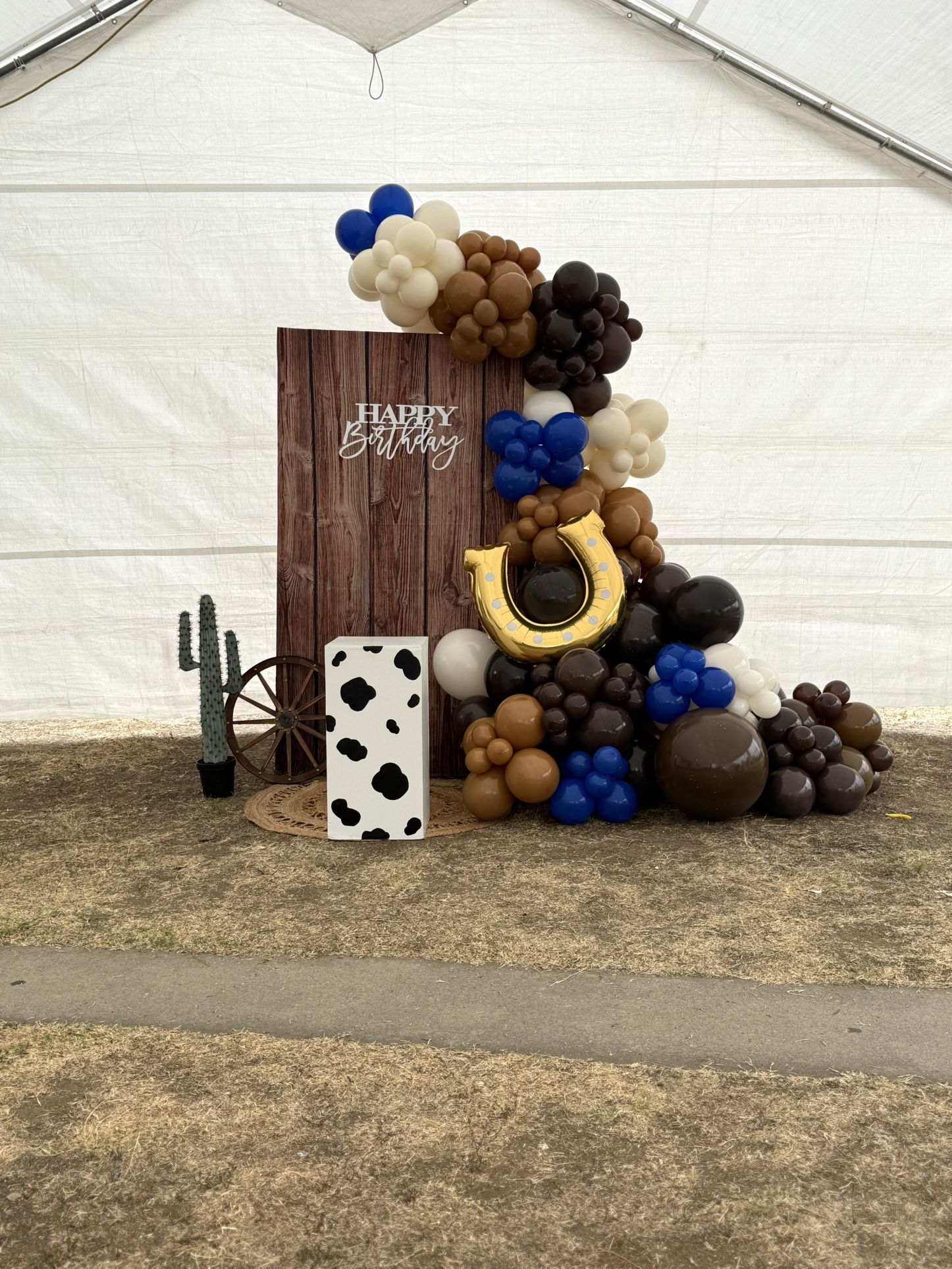Western Balloon Decor