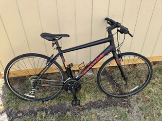Cannondale Quick 8 SI Black Red Hybrid Bike Bicycle