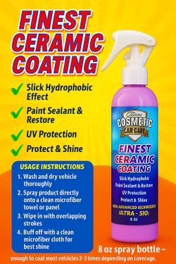 Car Care Ceramic Wax Wipe🔹🔹💯