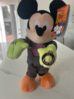 Disney Mickey Mouse Halloween Zombie Dancing Plush