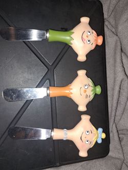 3 Grant Howard Cheese Spreaders Vintage