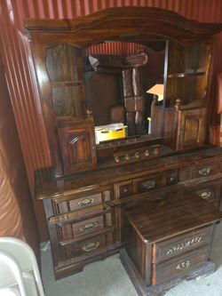 FREE DRESSER WITH MIRROR/CHEST/NIGHT STAND